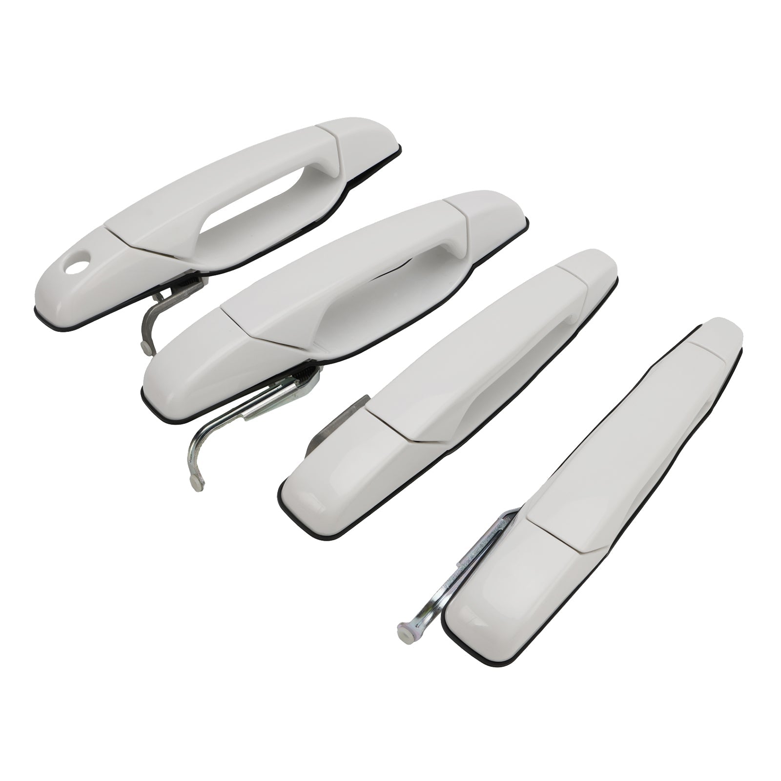 Silverado Sierra 2007-2013 4PCS Front & Rear Door Handle Set White