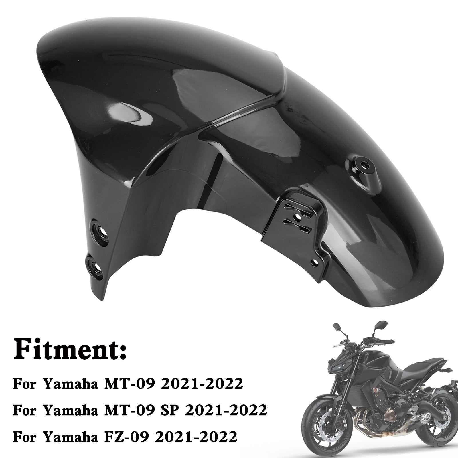 Front Fender Mudguard Fairing For Yamaha MT-09 FZ-09 MT09 SP 2021-2022