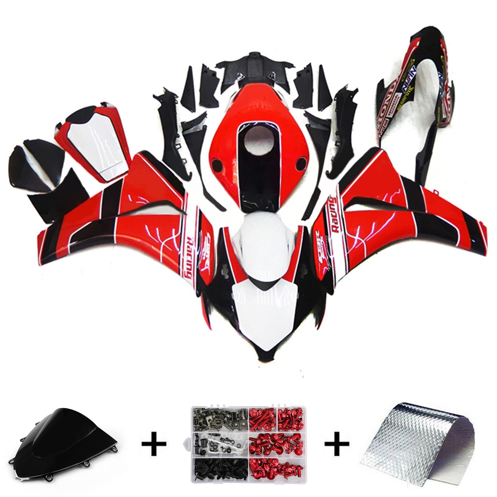 Honda CBR1000RR 2008-2011 Fairing Kit Bodywork Plastic ABS