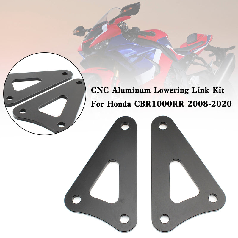 2008-2020 Honda CBR1000RR CNC Kit de enlace de descenso de aluminio 40 mm