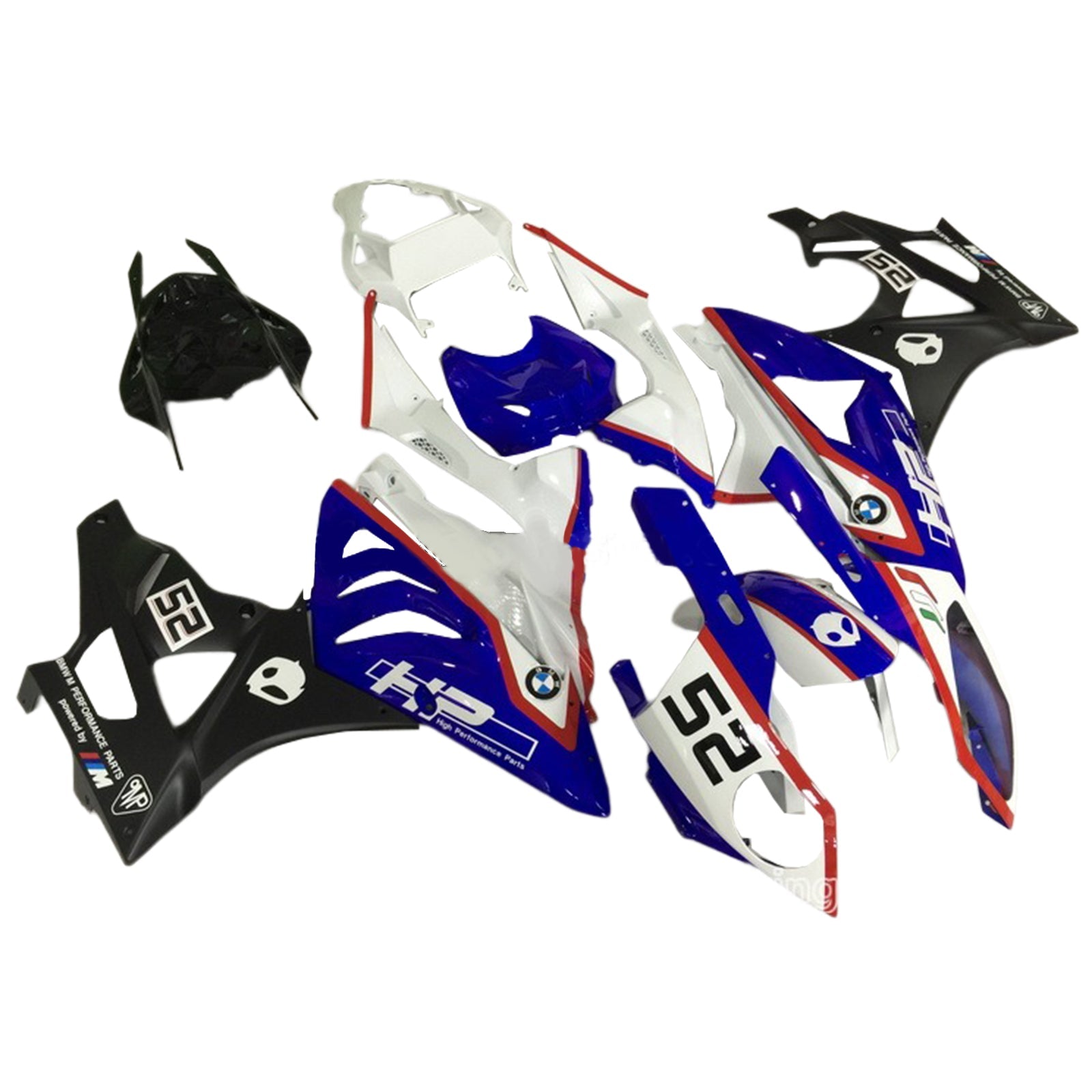 Amotopart BMW S1000RR 2009-2014 Kit Carenado Carrocería Plástico ABS