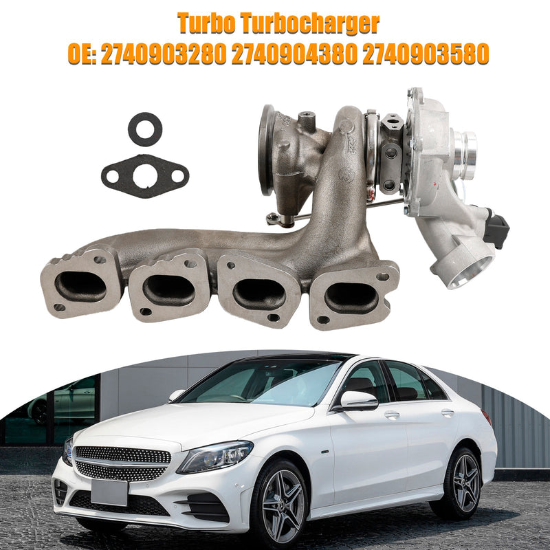 2017 2018 Mercedes-Benz C E GLC SLC 300 (Base) 2.0L L4 Turbo Turbocharger 2740903280 2740904380 2740903580