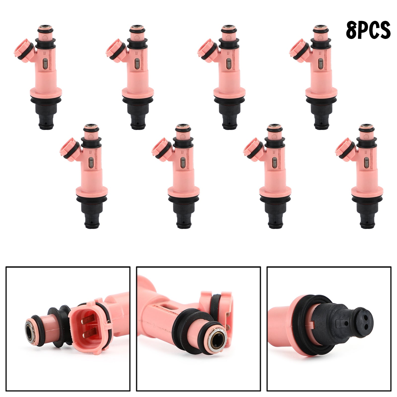 8pcs Fuel Injectors 23250-50030 Fit Lexus GS400 GS430 LS430 SC400 SC430 4.3L Generic