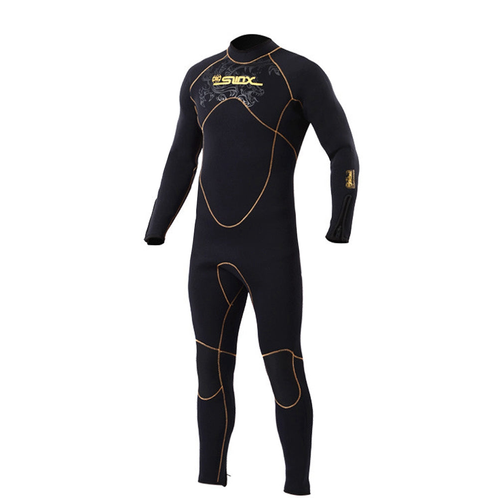 3MM Men Neoprene Wetsuit Surfing Diving Suit Full Body Snorkeling Triathlon