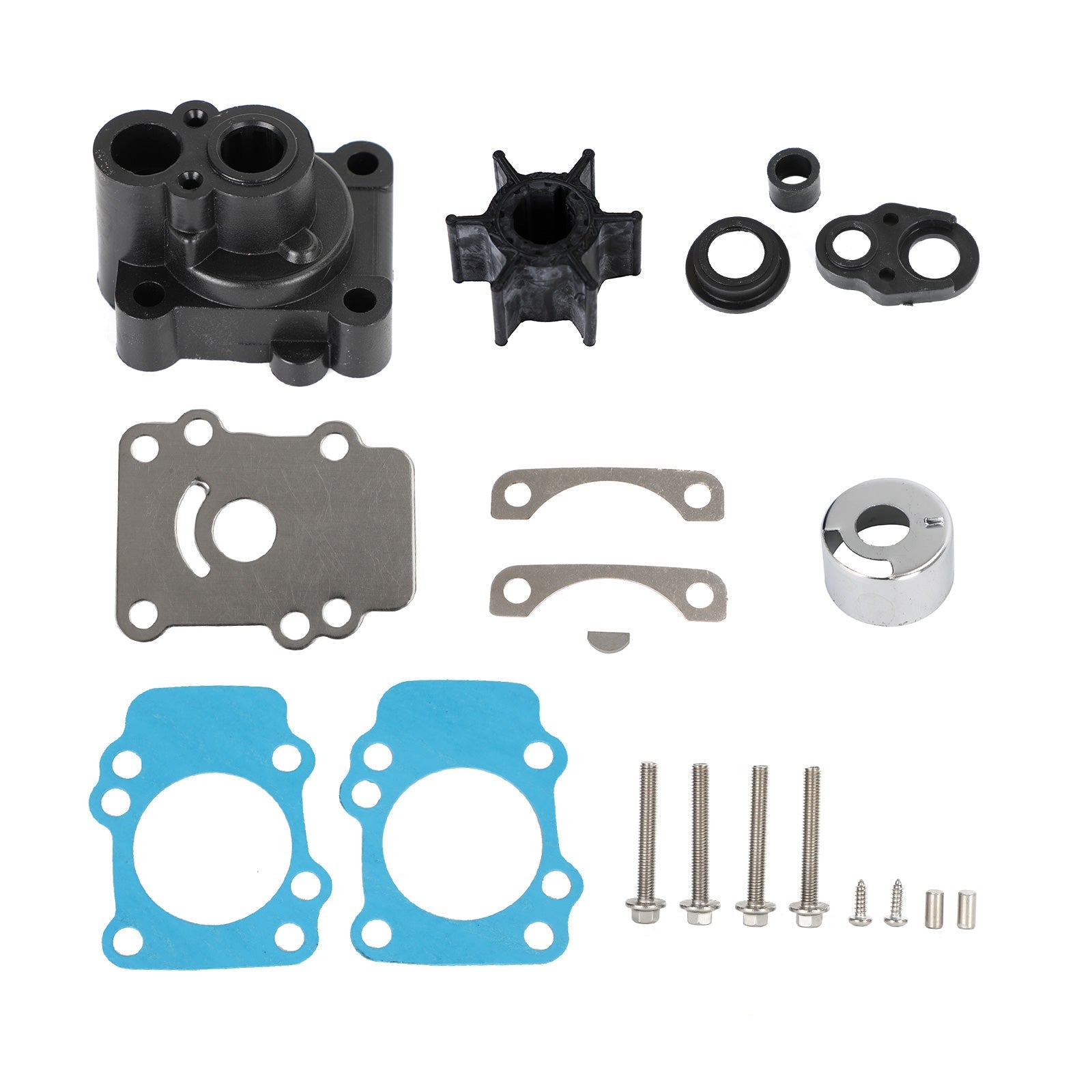 Kit de reconstrucción de bomba de agua para motores Yamaha 1996 F9.9 T9.9 682-W0078-A1-00