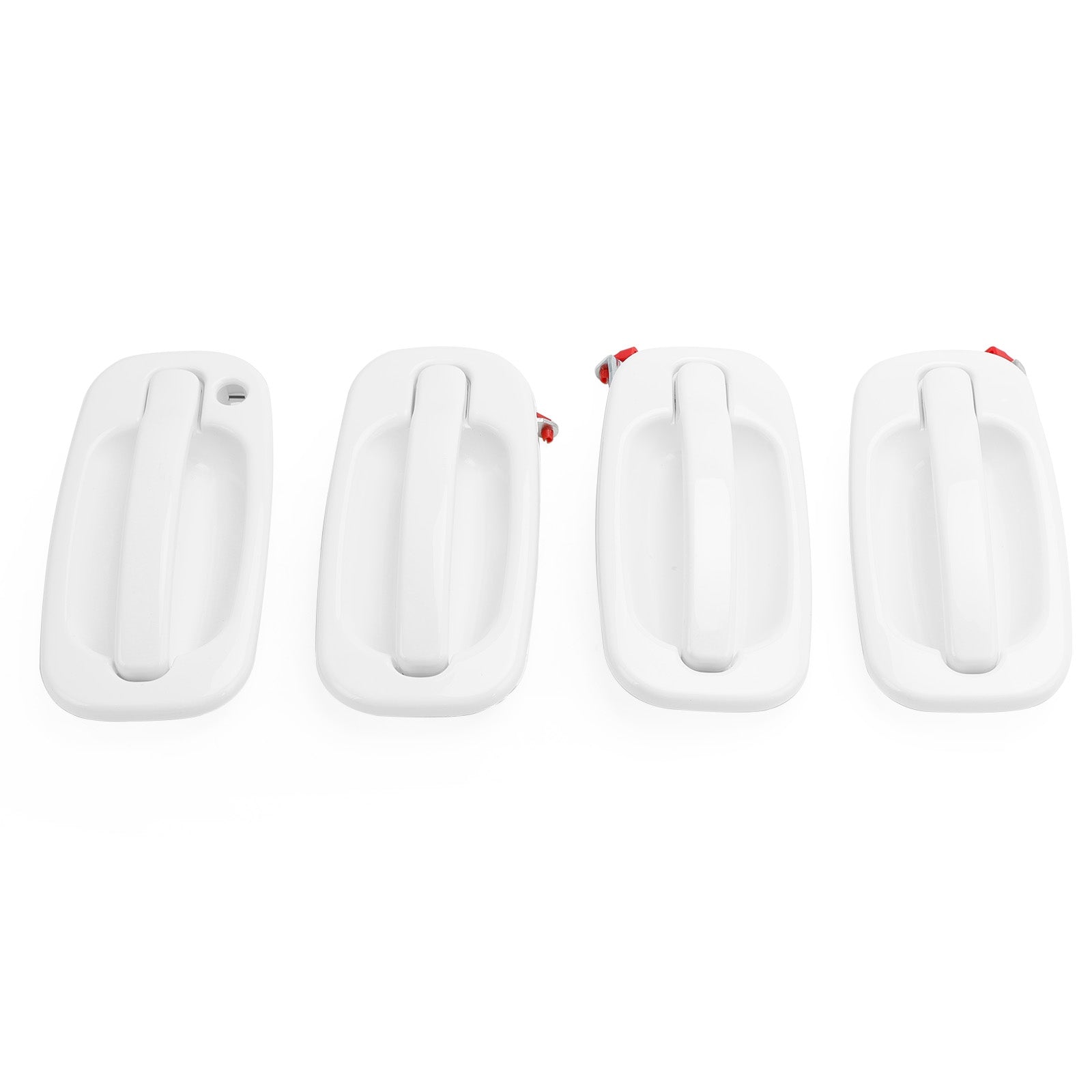 Silverado 1999-2007 4PCS Exterior White Painted Door Handle Set 19356468 19356470 19356469 19356467