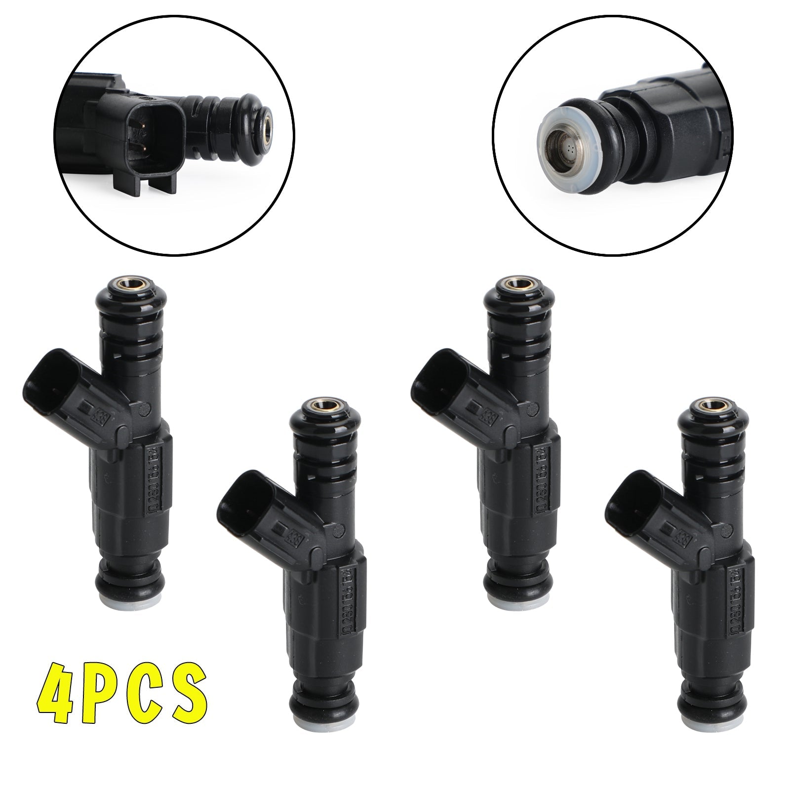 4PCS Fuel Injectors 0280156154 fit Ford C-MAX Fiesta Focus Mondeo 1.8L 2.0L Generic