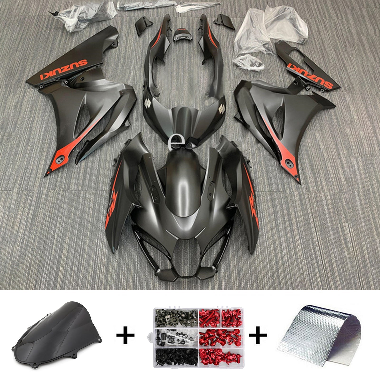 سوزوكي GSXR1000 2017-2023 K17 Fairing Kit هيكل السيارة بلاستيك ABS