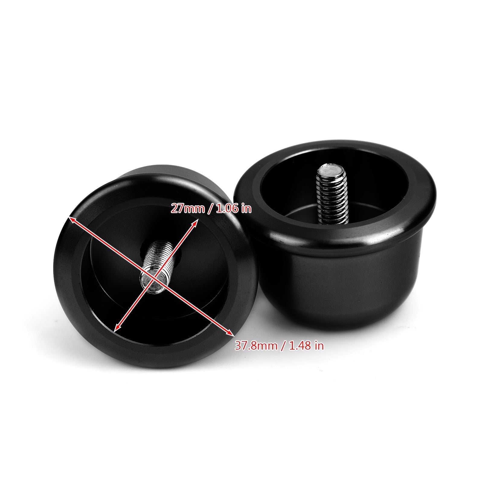 CNC Pair Bar End Caps for Triumph Bonneville T100 T120 Street Twin Cup 2016-2020 Generic