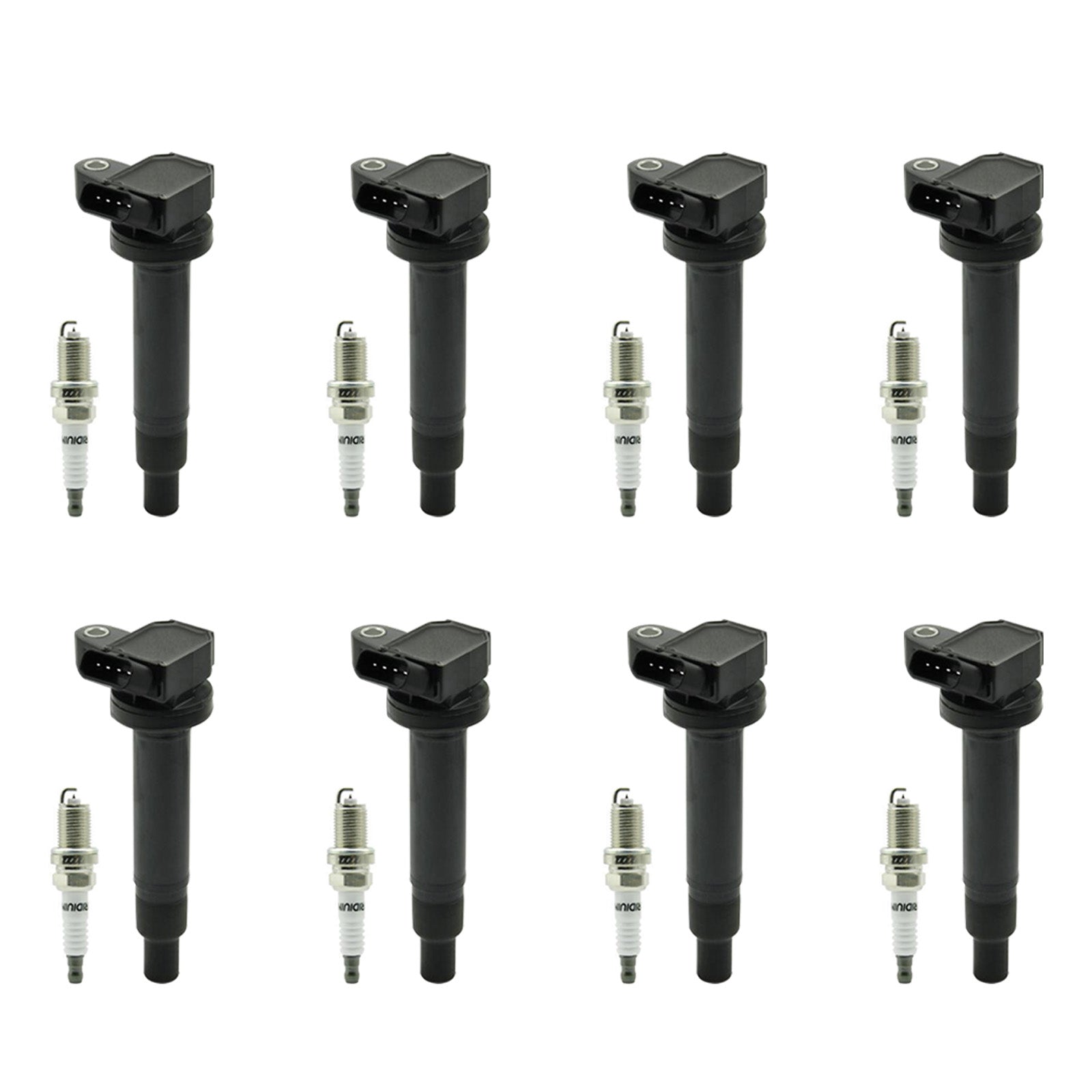 Lexus LS430 2001-2006 4.3L 8PCS Ignition Coil+Spark Plug UF230 UF493 90919-02230