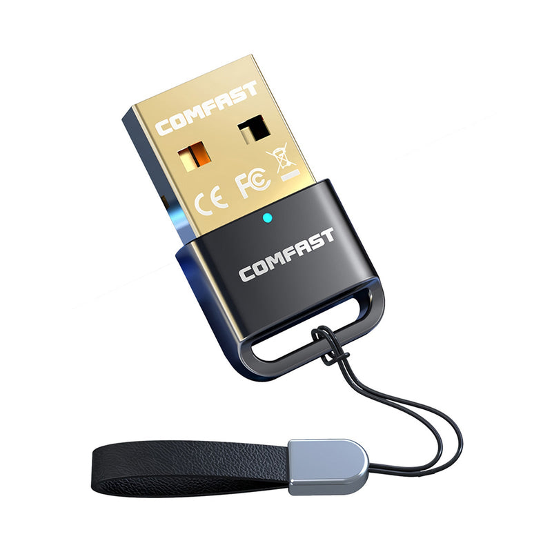 Adaptador Bluetooth 5.1 Transmisor receptor inalámbrico Bluetooth USB con cordón