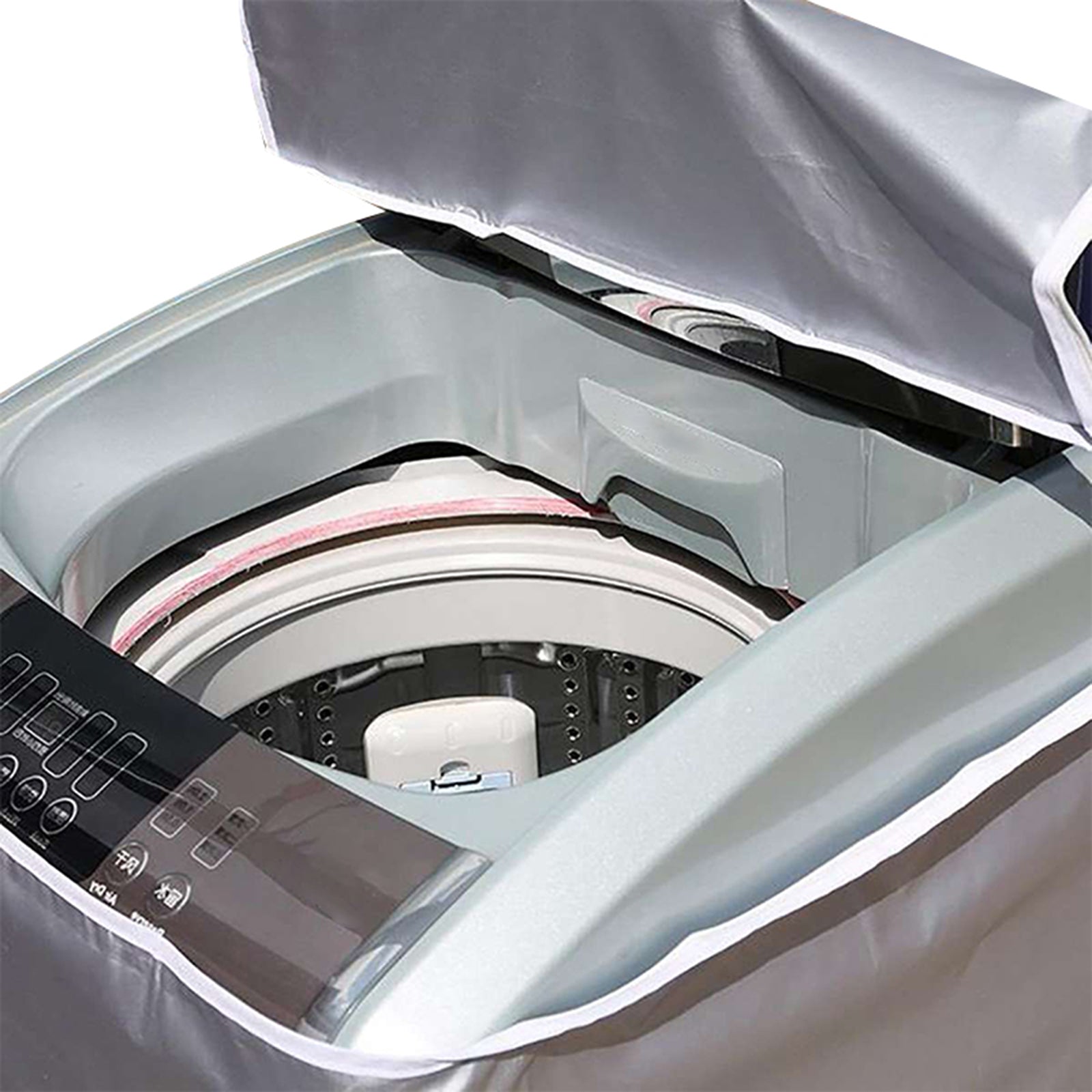 Dustproof Washing Machine Waterproof Protective Cover Front Load Wash Dryer S-XL