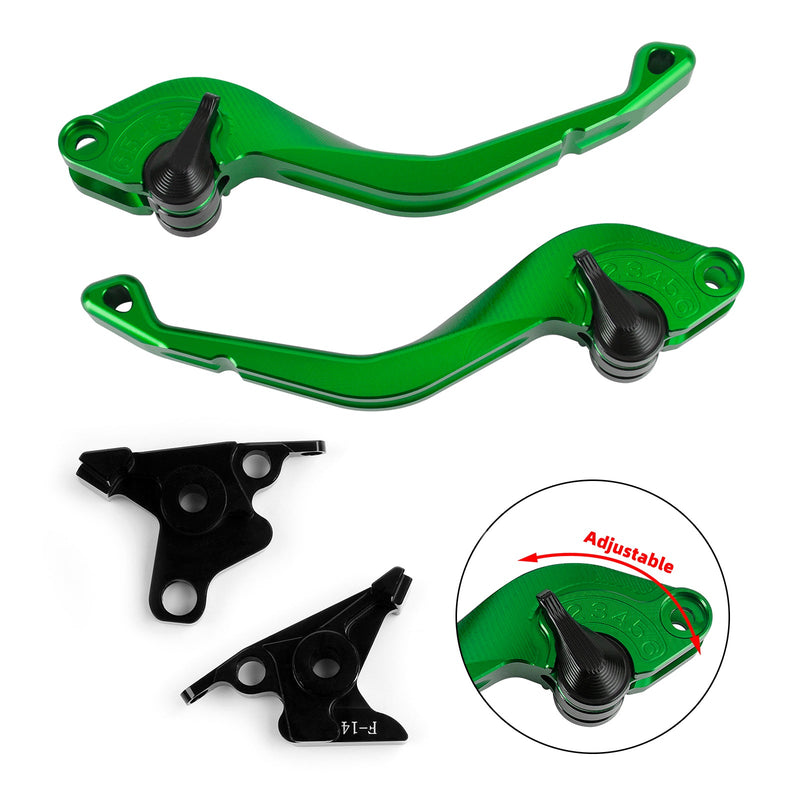 Palanca de freno de embrague corto CNC Kawasaki ZRX1100 ZZR1200 ZX7R ZG1000