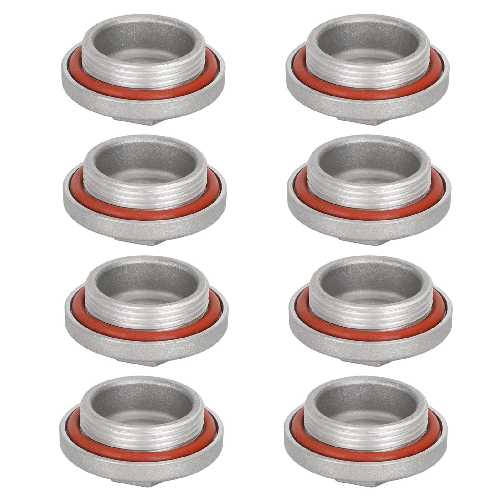 8x Valve Adjuster Cover Cap O-Ring For Suzuki QuadRunner LT LT-F 125 160 185 230 Generic