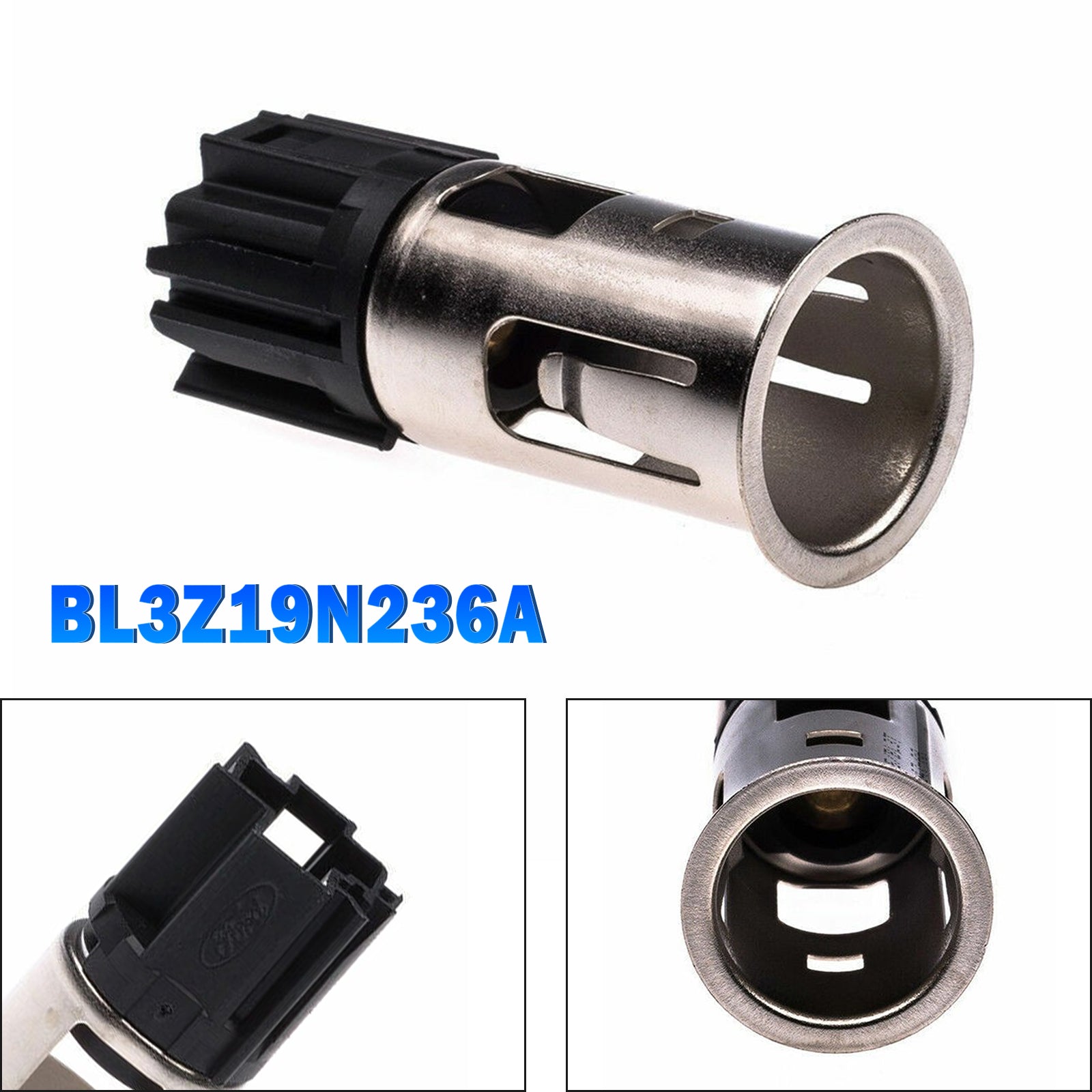 Toma de corriente para encendedor de cigarrillos BL3Z19N236A para Ford Lincoln