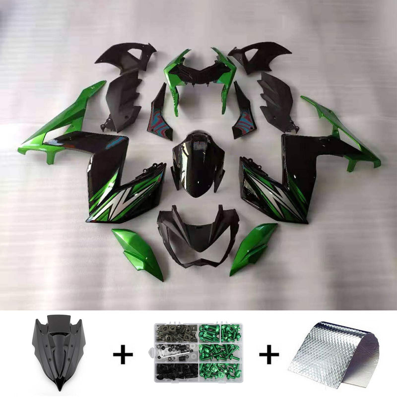 كاواساكي Z250 Z300 2015-2016 Fairing Kit هيكل السيارة بلاستيك ABS