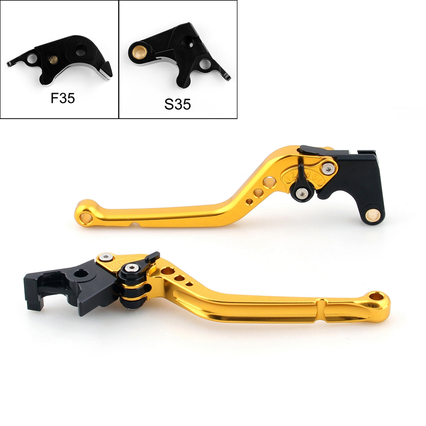 Brake Clutch Levers For Suzuki GSXR600 GSXR750 2006-2010 GSXR1000 2005-06 Black Generic