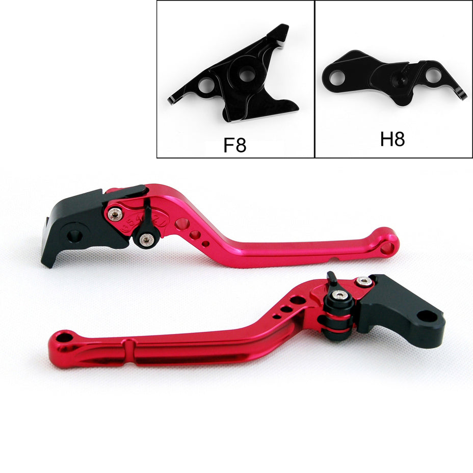 Long Brake Clutch Levers For Hyosung GT250R 2006-2010 GT650R 2006-2009 Black Generic