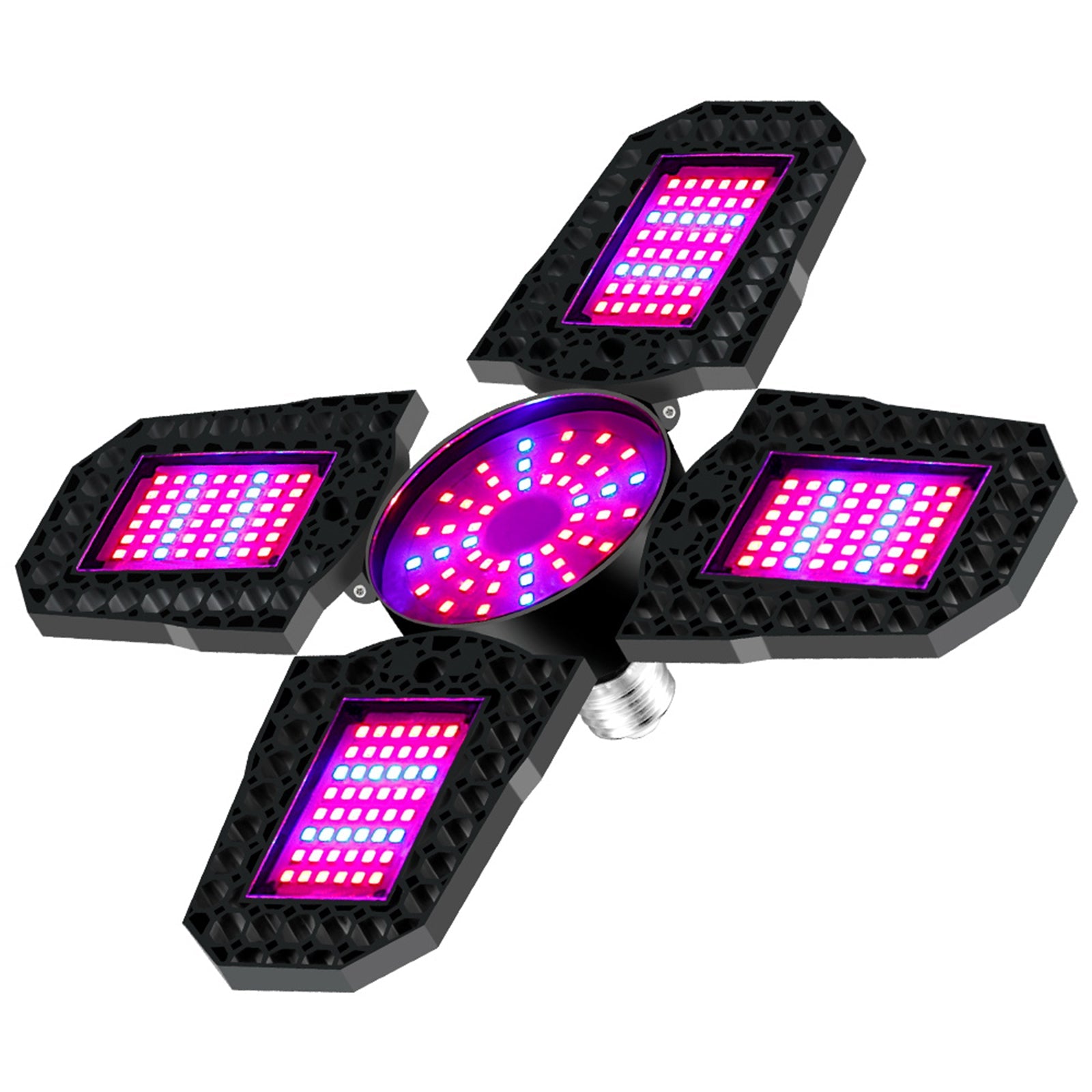 E27 LED Grow Light With Foldable Full Spectrum Grow Lights For Indoor Plant