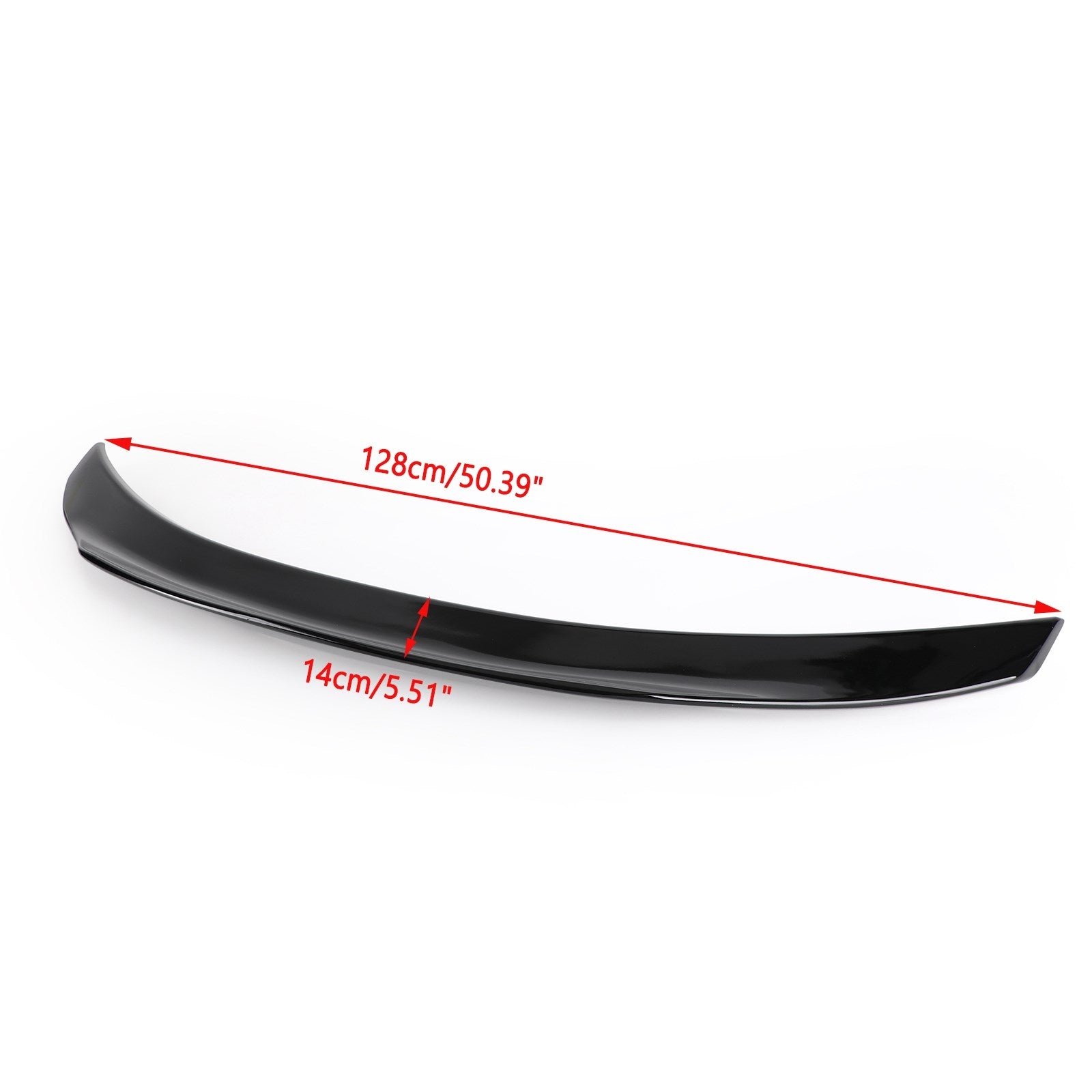 Glossy Black Rear Highkick Trunk Spoiler Wing Fit Mercedes Benz W205 C63 AMG 2015-2021 Generic