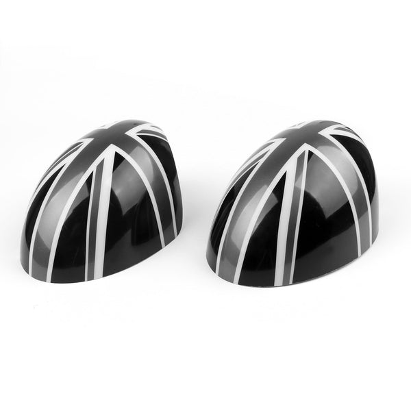 2 x Union Jack WING Mirror Covers Fit for MINI Cooper R55 R56 R60 Power Fold Mirror Generic CA Market