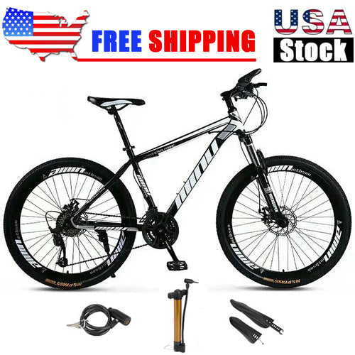 26" Mountain Bike 21 Speed Black