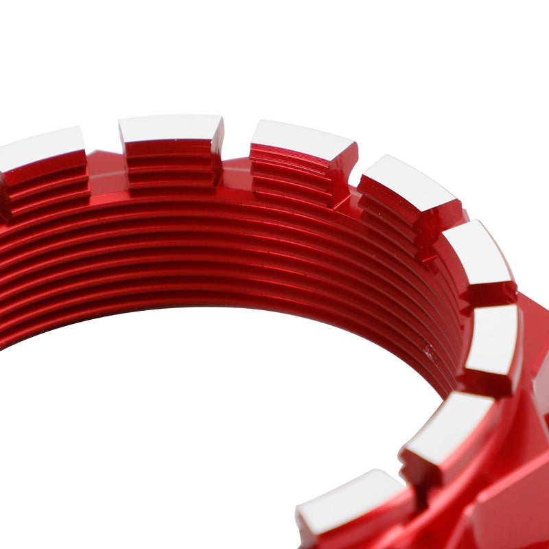 Ducati Panigale 1199/S/R, 1299/S/R, V2 ,V4/S/R صامولة محور العجلة الخلفية باللون الأحمر