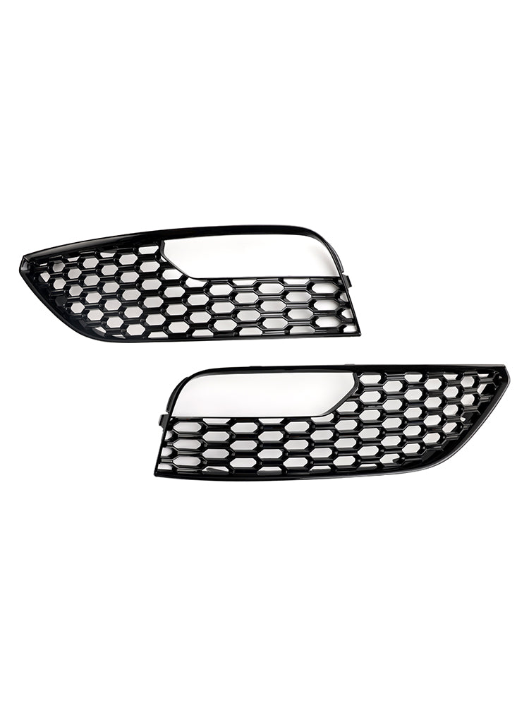 Audi A3 2012-2016 Mesh 2PCS Front Bumper Fog Light Surround Cover Grille