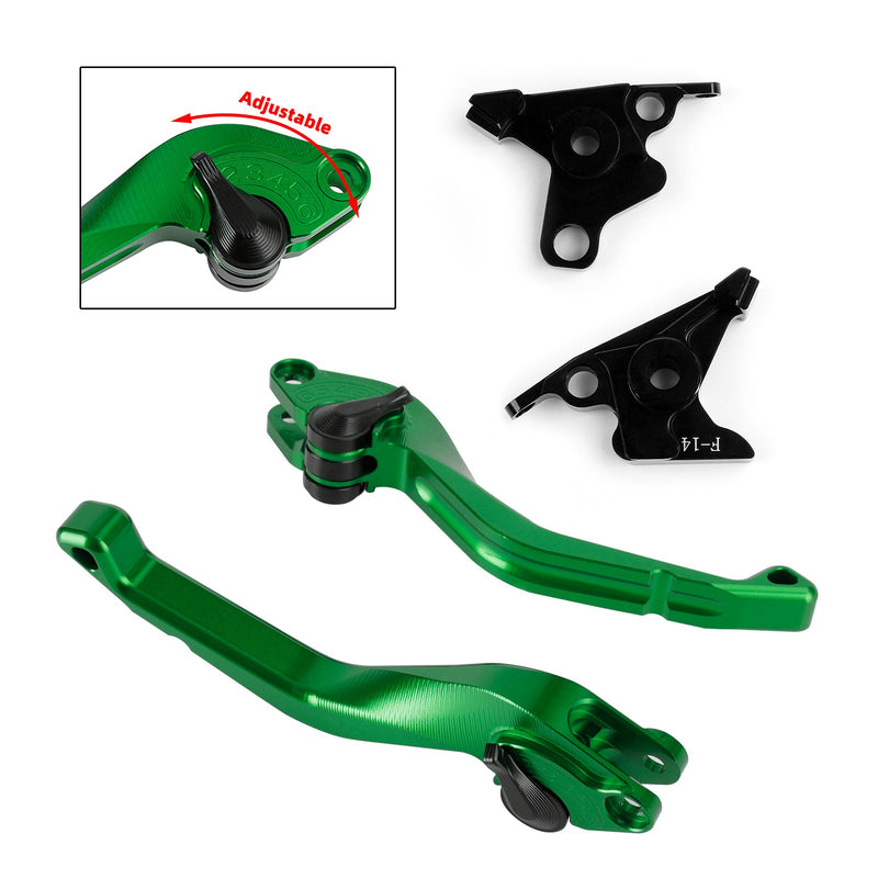 Palanca de freno de embrague corto CNC Kawasaki ZRX1100 ZZR1200 ZX7R ZG1000