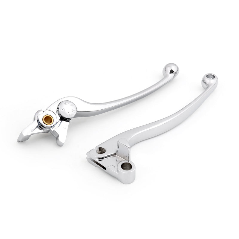 Brake Clutch Levers Fit Kawasaki ZX6R ZX9R ZX10R ZX12R Chrome