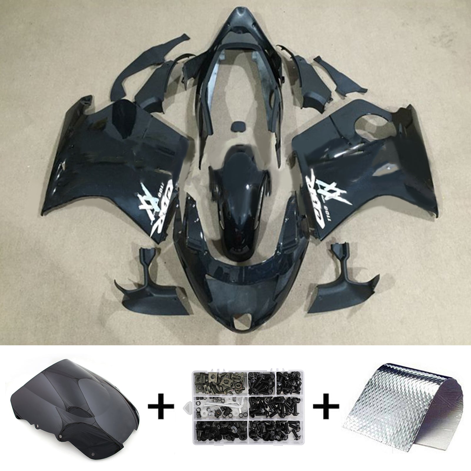 Honda CBR1100XX SuperBlackBird 1996-2007 Fairing Kit Bodywork ABS