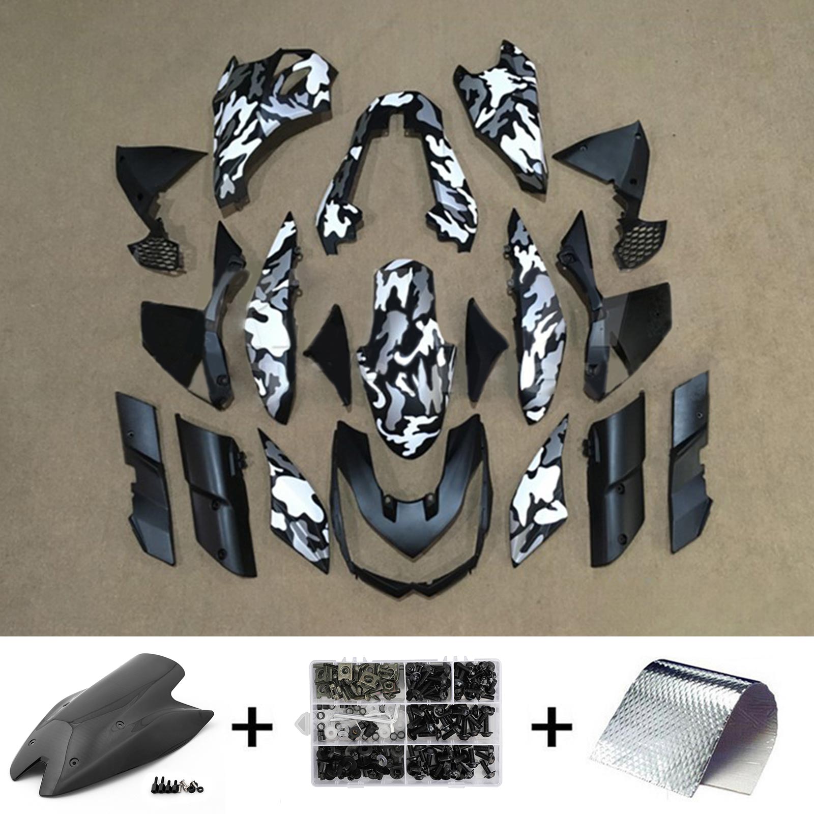 Kawasaki Z1000 2010-2013 Fairing Kit Bodywork Plastic ABS