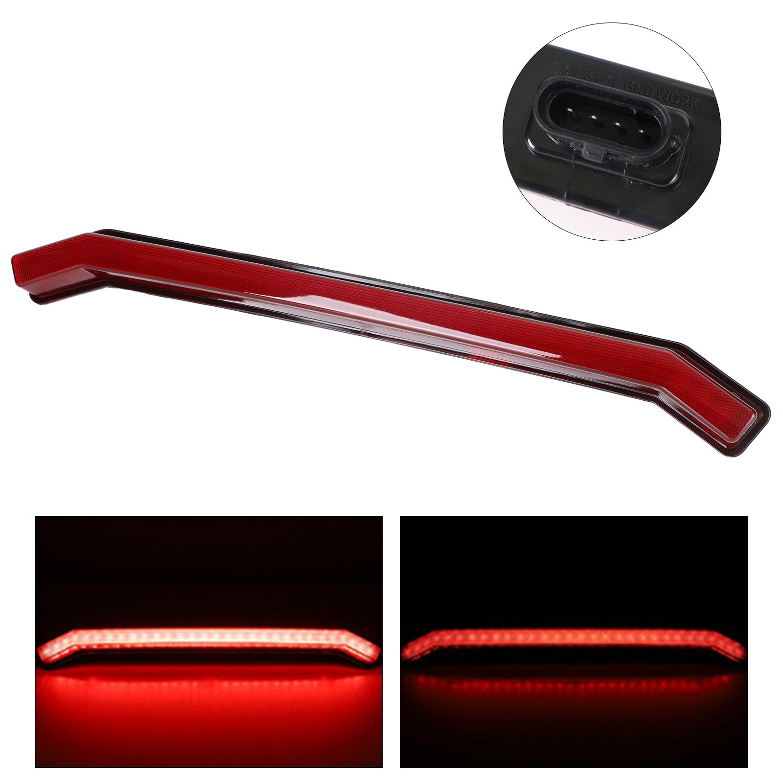 UTV Rear LED Center Brake Light For Polaris RZR RS1 TURBO Sportsman 1000 XP 18-21 Generic