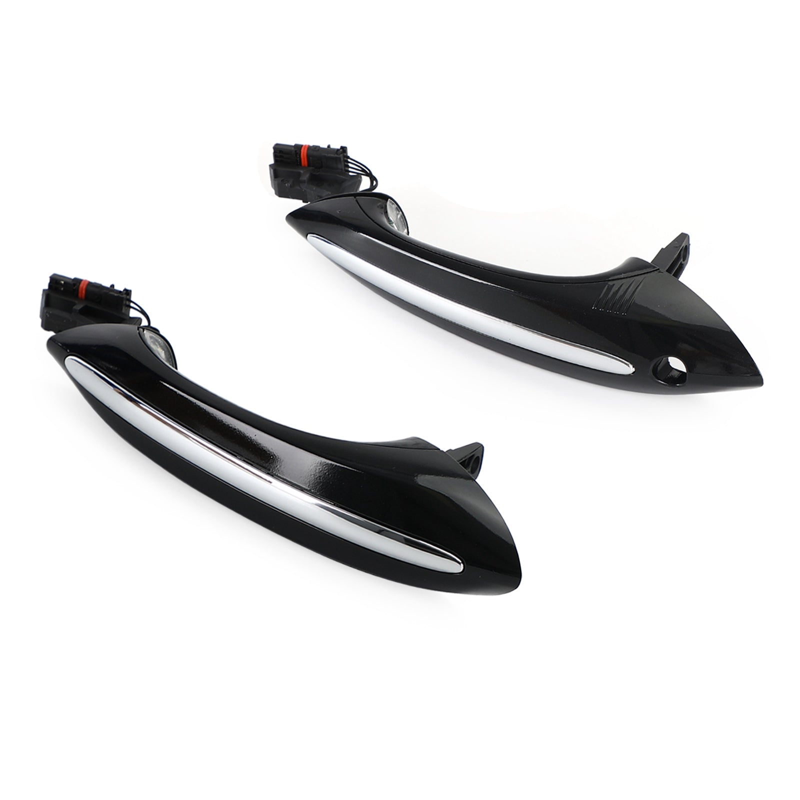 Black Exterior Left+Right Door Handle 51217231931/51217231934 For BMW F10 F01 Generic