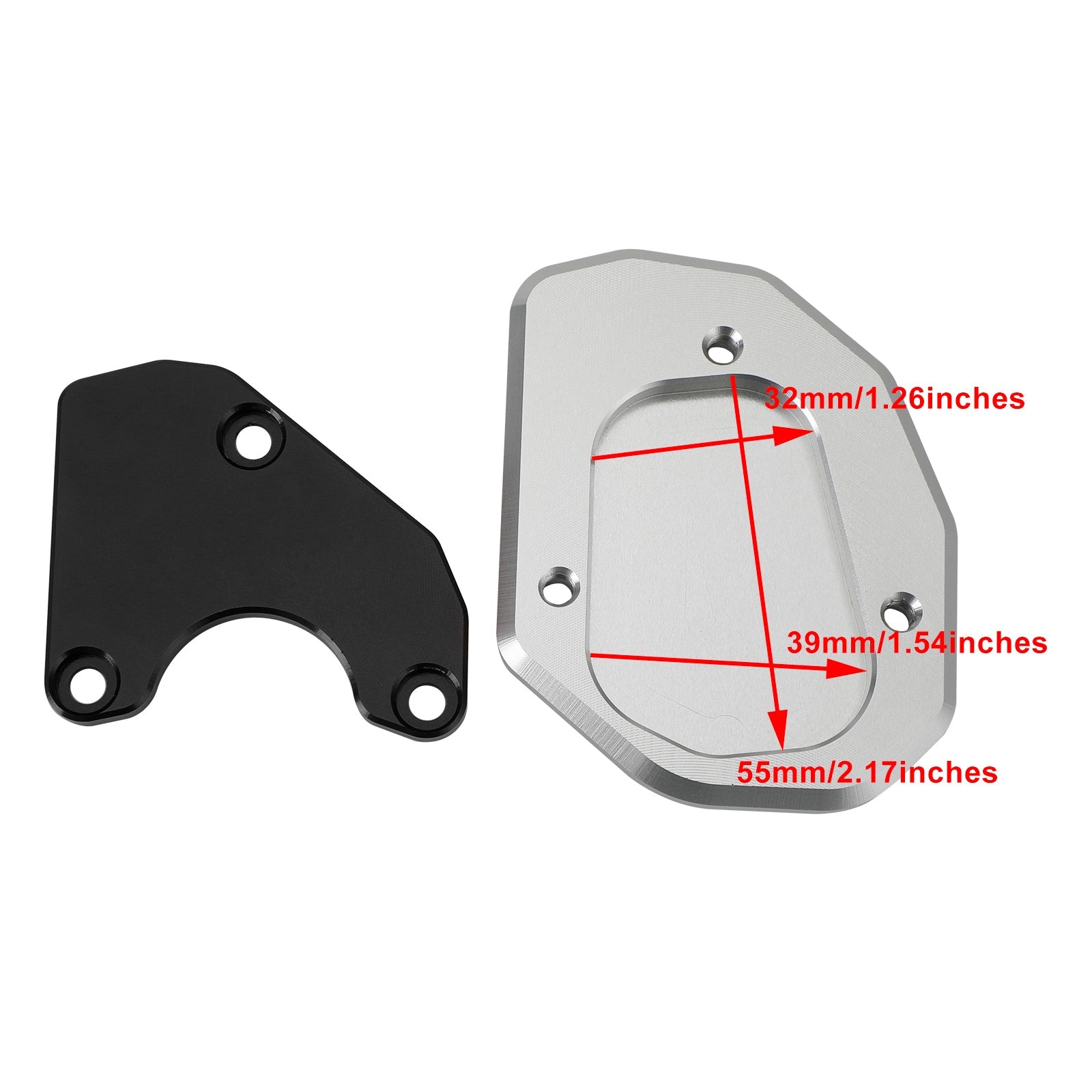 Trident 660 2021 2022 Kickstand Enlarge Plate Pad