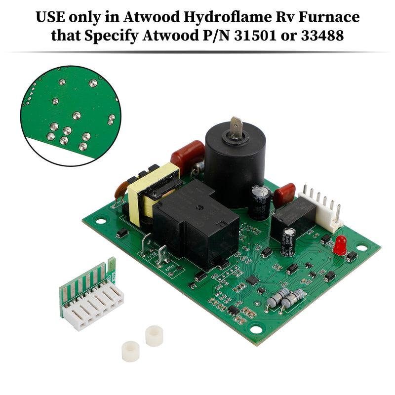 Atwood Hydro Flame Furnace PC Board kit Part 31501 33488 33727