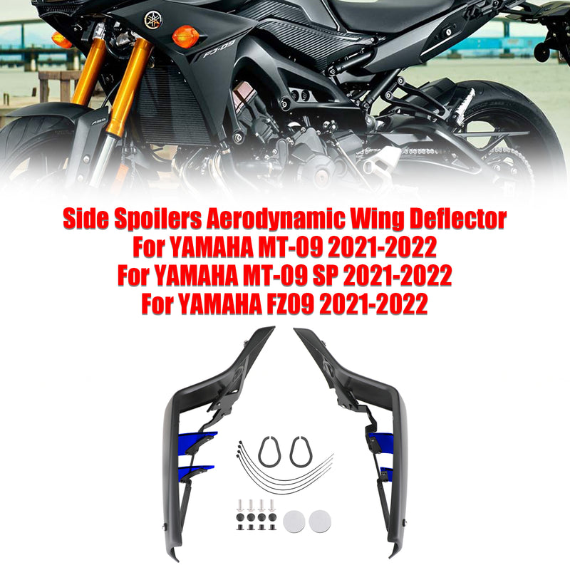 Alerones laterales Deflector de ala aerodinámica para YAMAHA MT-09 SP FZ09 2021-2022