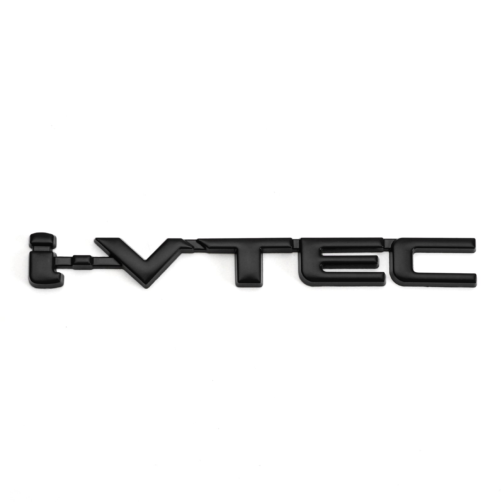 ملصقات معدنية ثلاثية الأبعاد i-VTEC لصندوق السيارة الخلفي Turbo Fender شعار شارة ملصقات فضية عامة