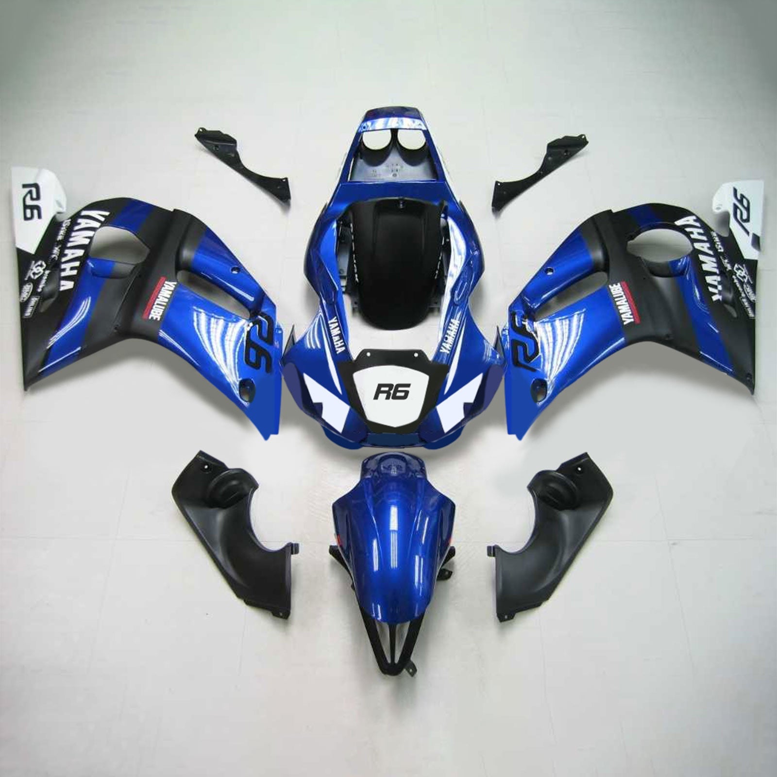 Kit Carenado Para Yamaha YZF 600 R6 1998-2002 Generico