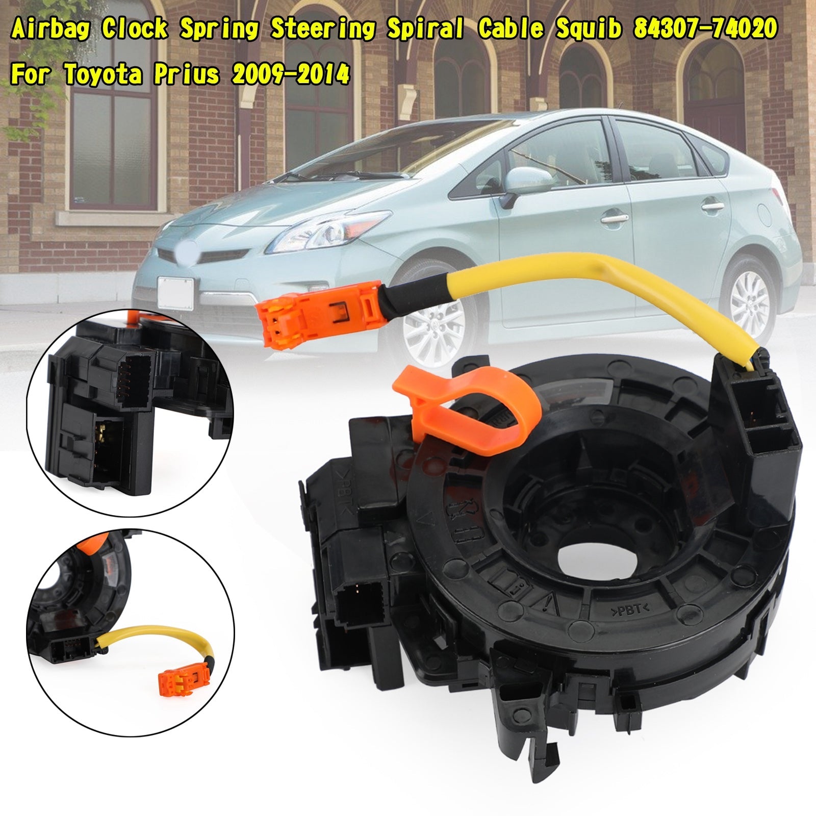 2011-2014 Toyota Yaris (KSP130& NSP130) Airbag Clock Spring Spiral Cable Squib 84307-74020