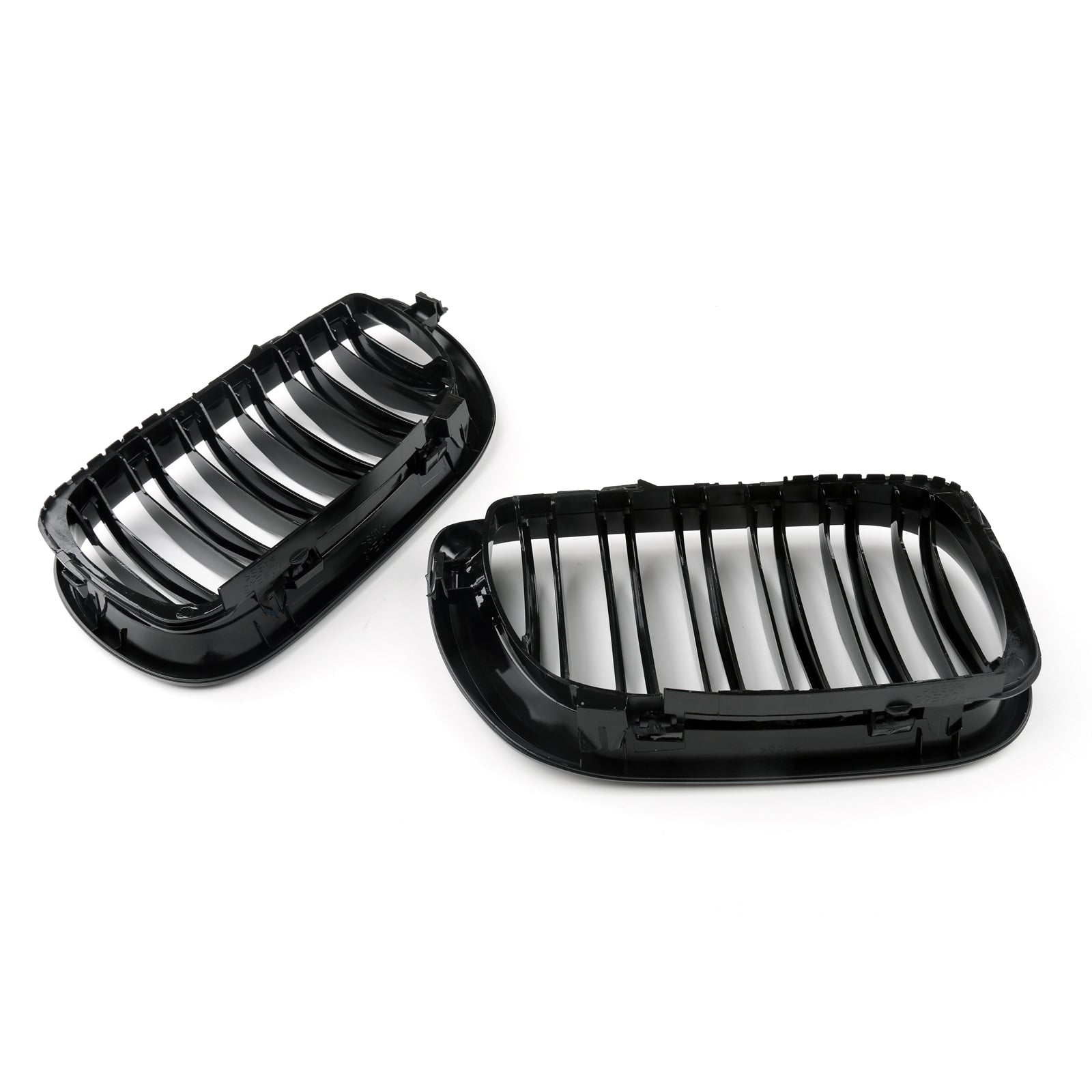 Front Kidney Grill Double Rib For BMW E46 3 Series 4 Door 2002-2005 Generic