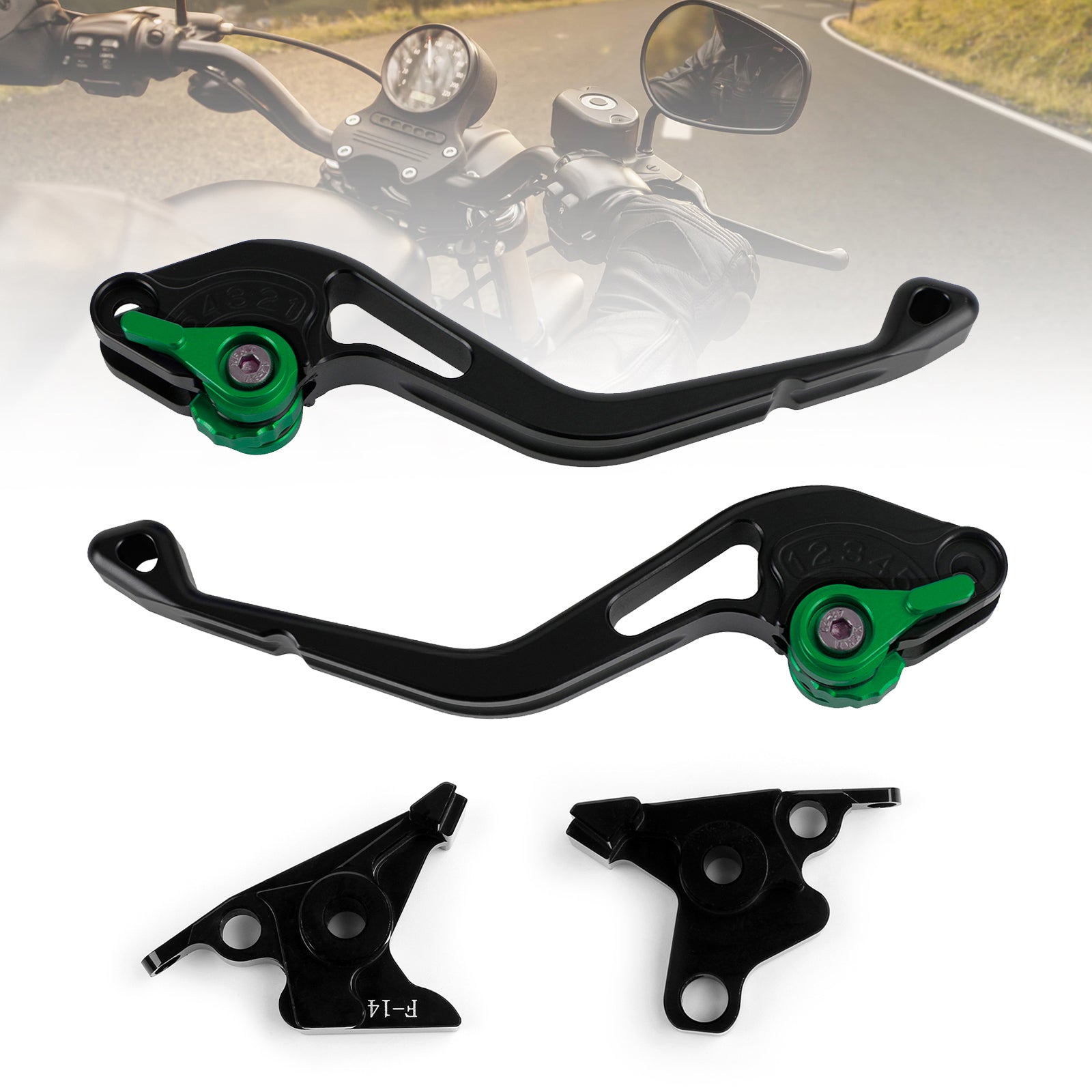 Kawasaki ZRX1100 ZZR1200 ZX7R ZG1000 NEW Short Clutch Brake Lever