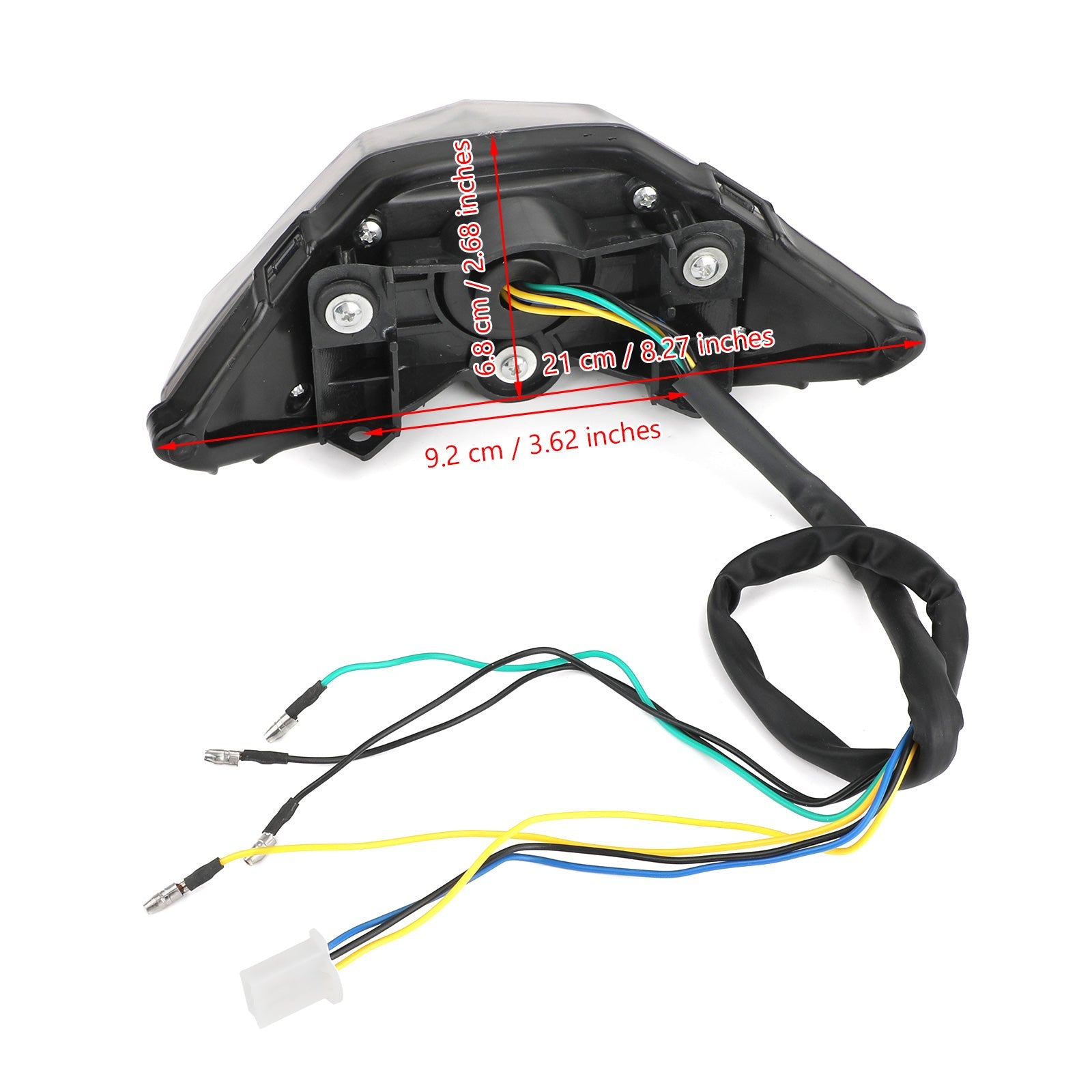 Intermitentes de freno trasero luz trasera para KAWASAKI Ninja 250 300 2013-2017 genérico