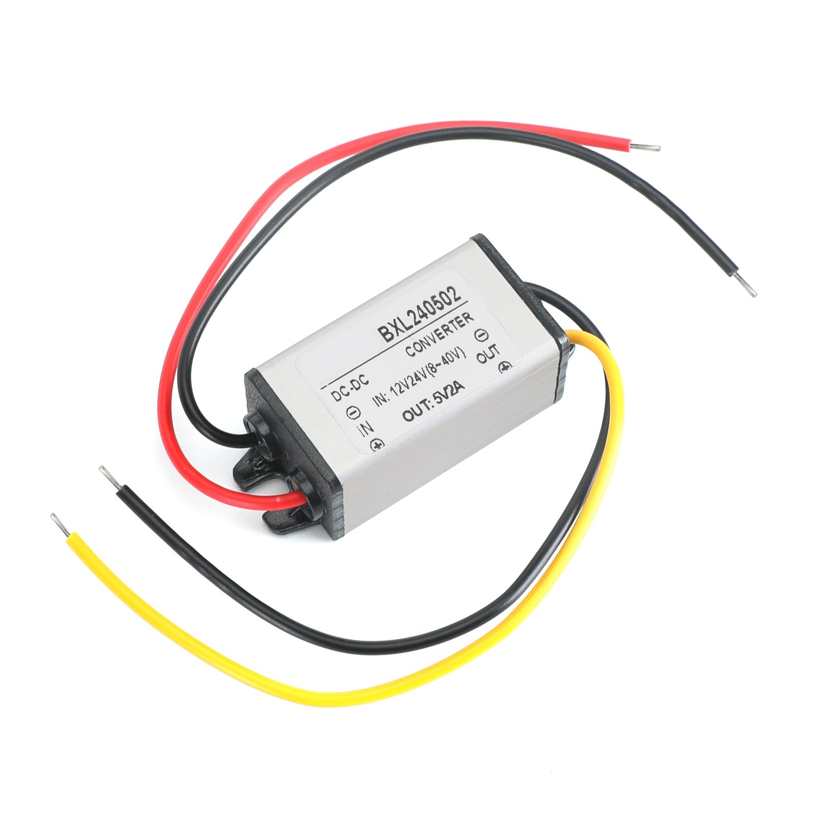 1~5A Convertidor DC/DC a prueba de agua Regulador de fuente de alimentación 12V/24V Reducir a 5V