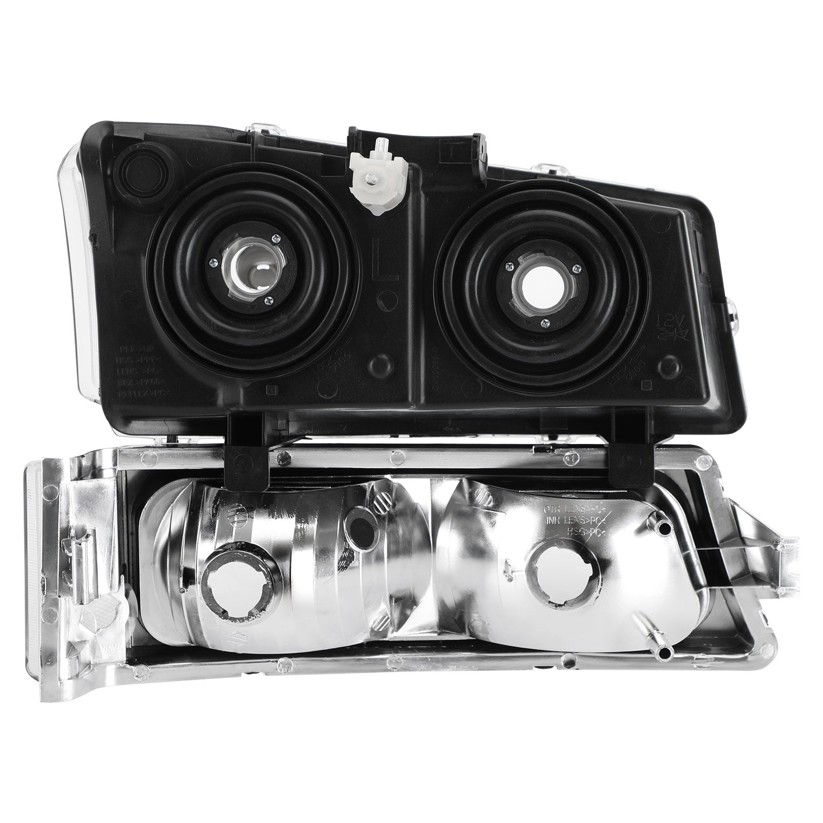 Side Headlights/Lamp Assembly For Chevr Silverado 2003-2006 Generic