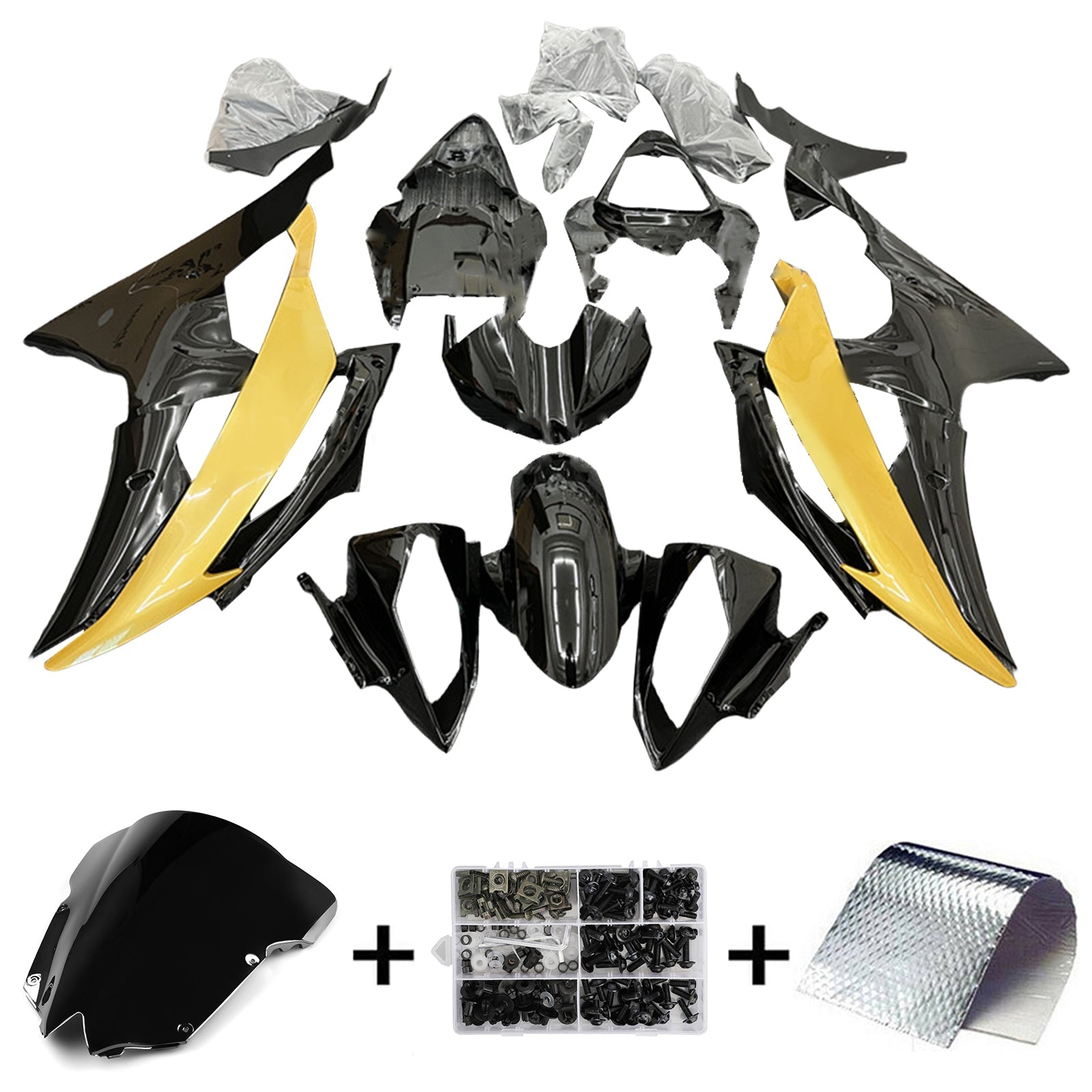 Yamaha YZF 600 R6 2008-2016 Fairing Kit Bodywork Plastic ABS