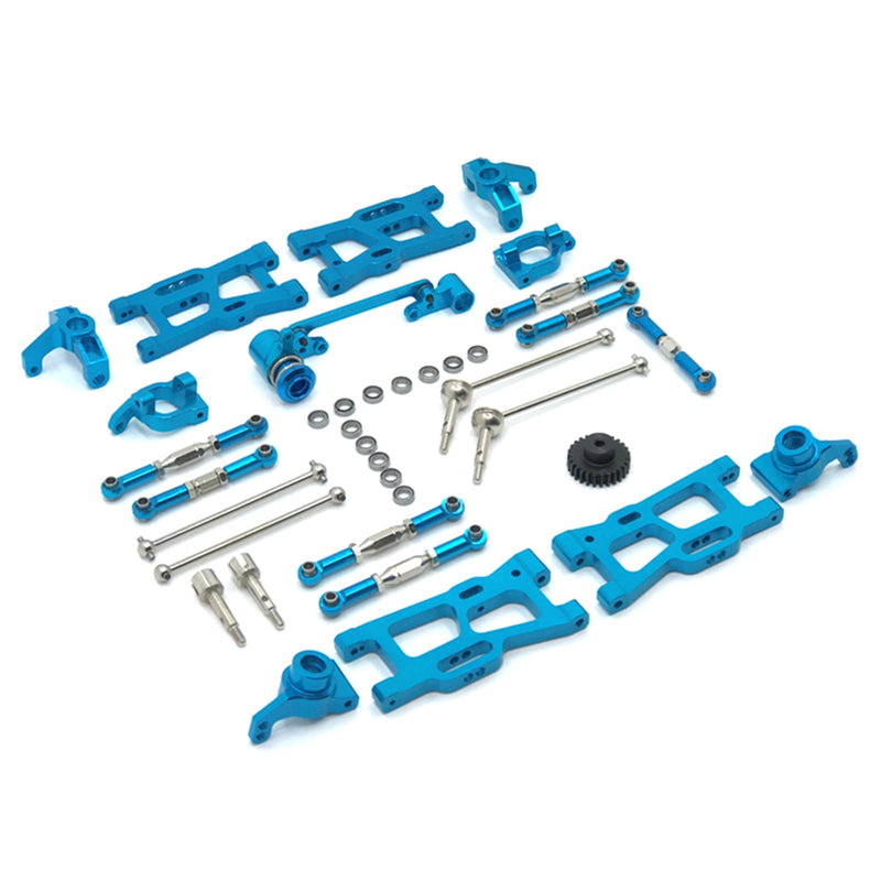 12Pcs Upgrades RC Parts Kit For Wltoys 144001 144002 124016 124017 124018 124019
