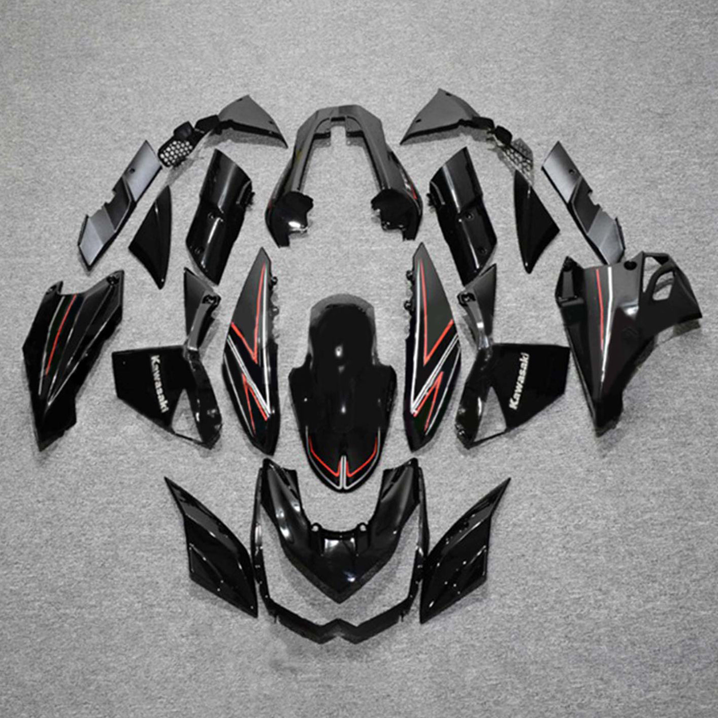 Kawasaki Z1000 2010-2013 Fairing Kit Bodywork Plastic ABS