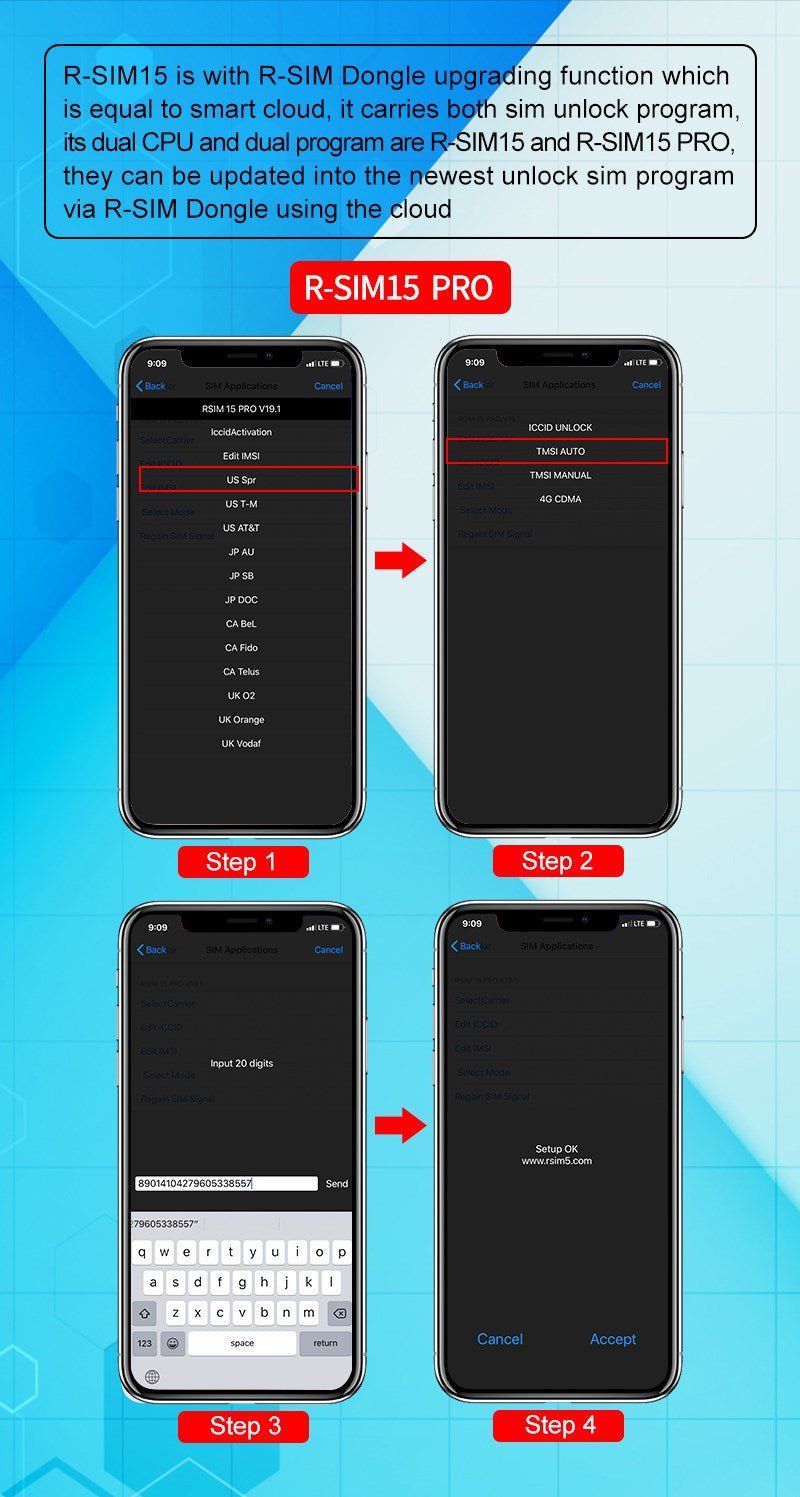 ترقية بطاقة فتح RSIM-15 Nano لهاتف iPhone 13 Pro X XS Max 8 iOS 14.7