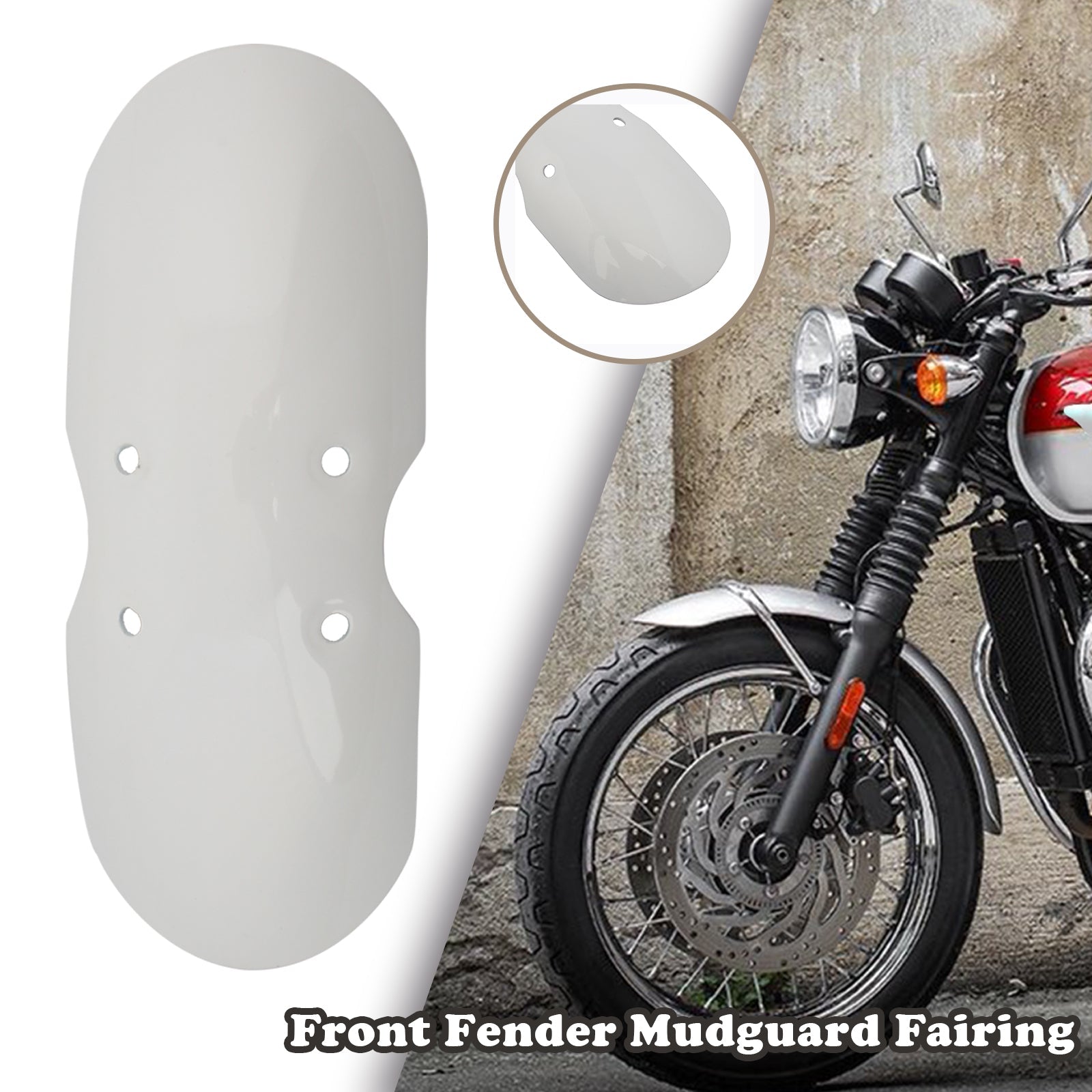 Front Fender Mudguard For Bonneville T100 Scrambler Thruxton 2001-2016 Generic